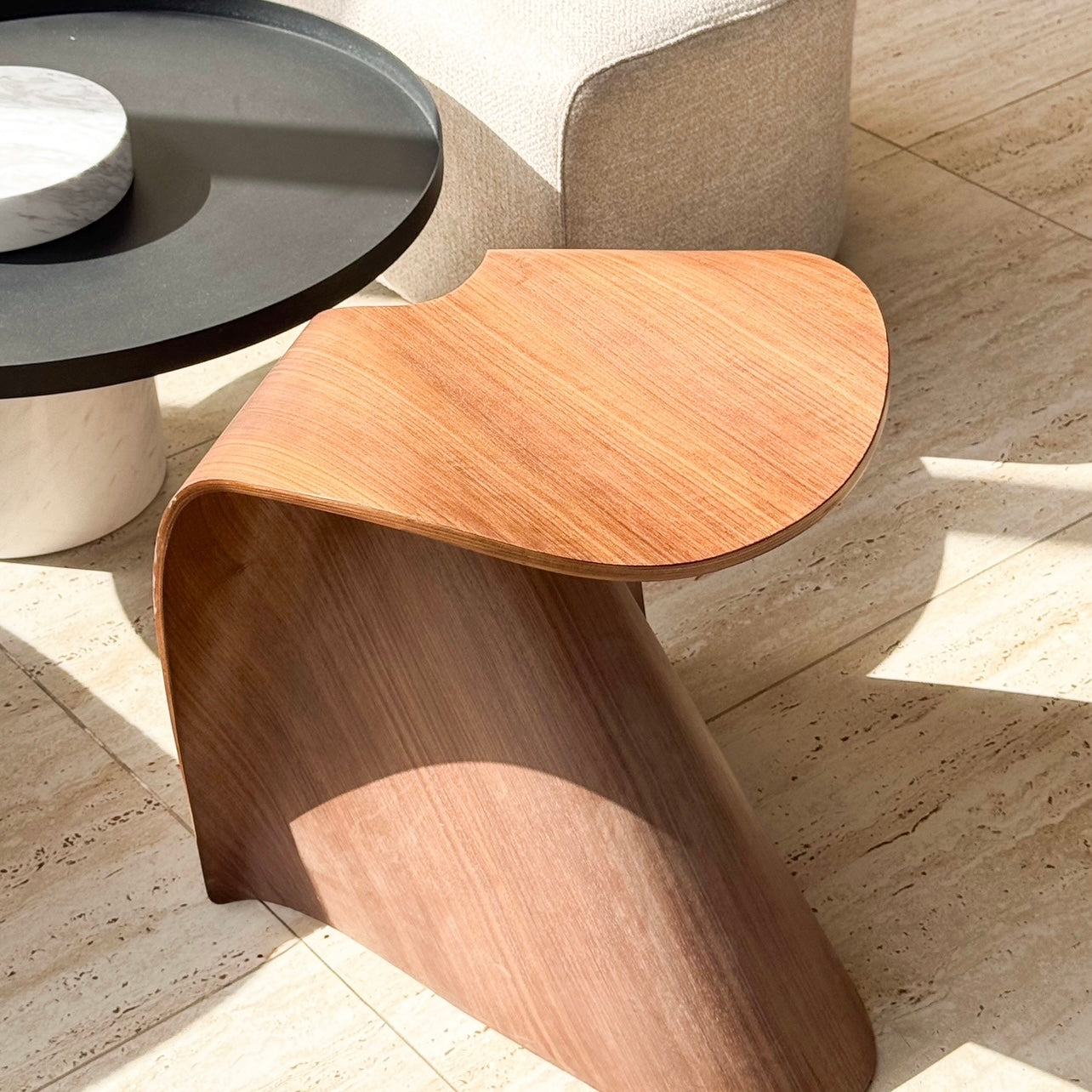 Blanco Side Table - White