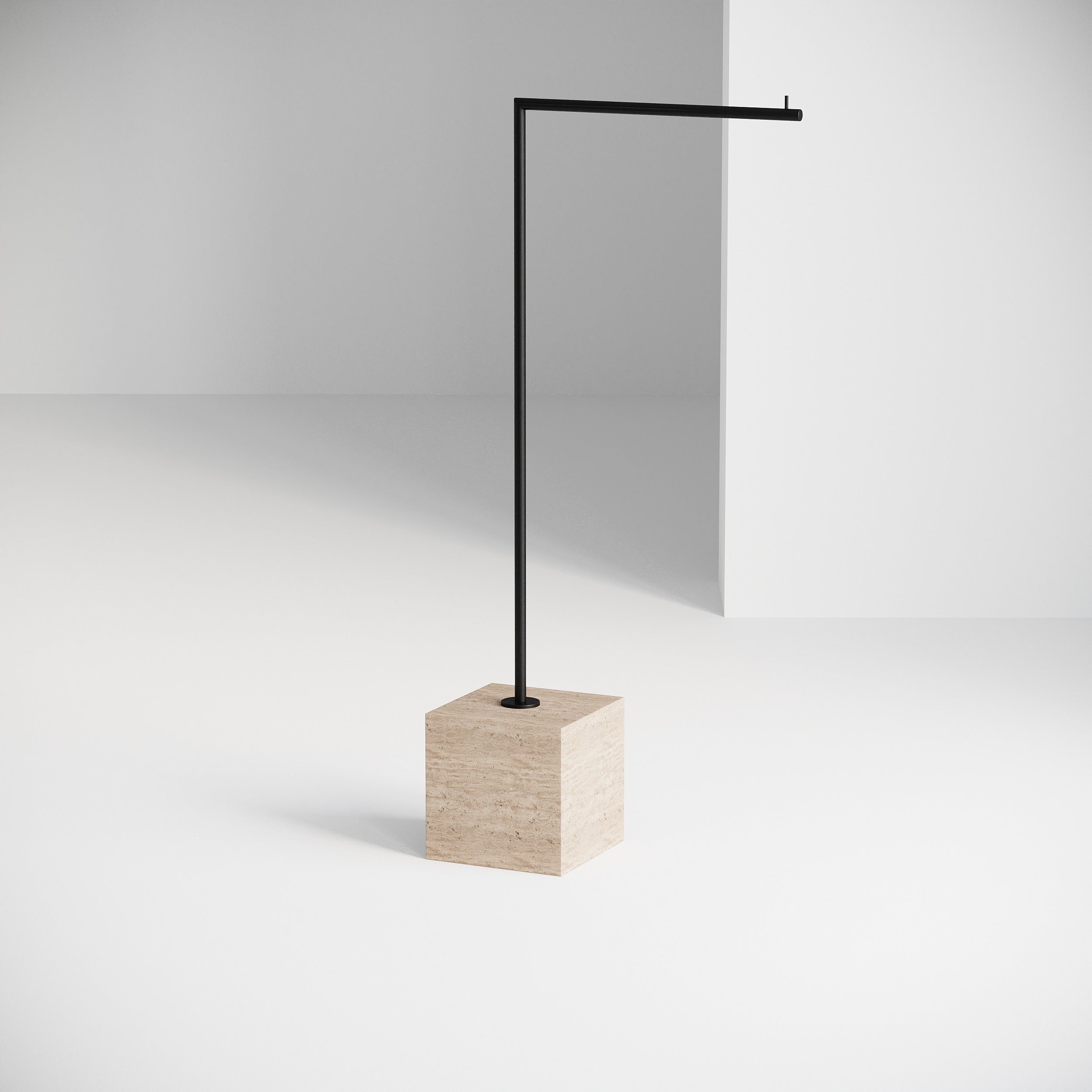 Roana Towel Holder Travertine