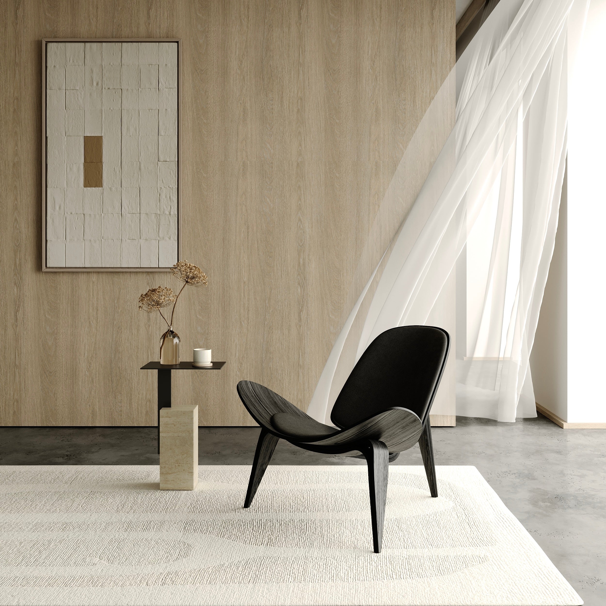 Shell Chair - Black - dezania