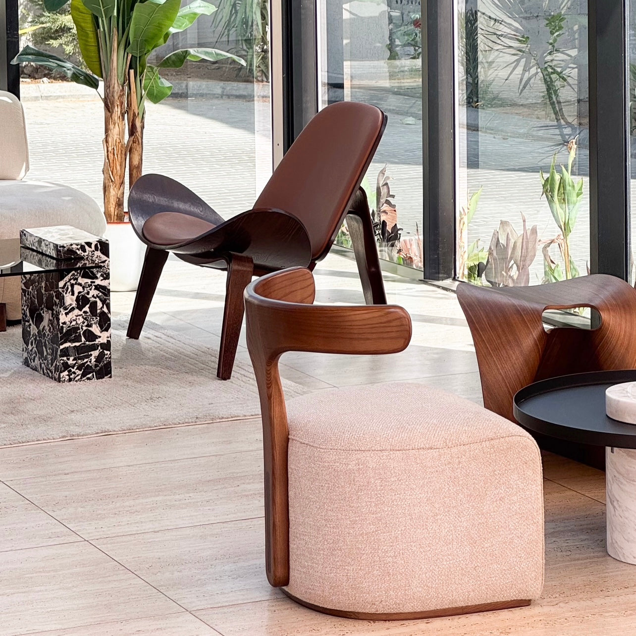 Blanco Side Table - White