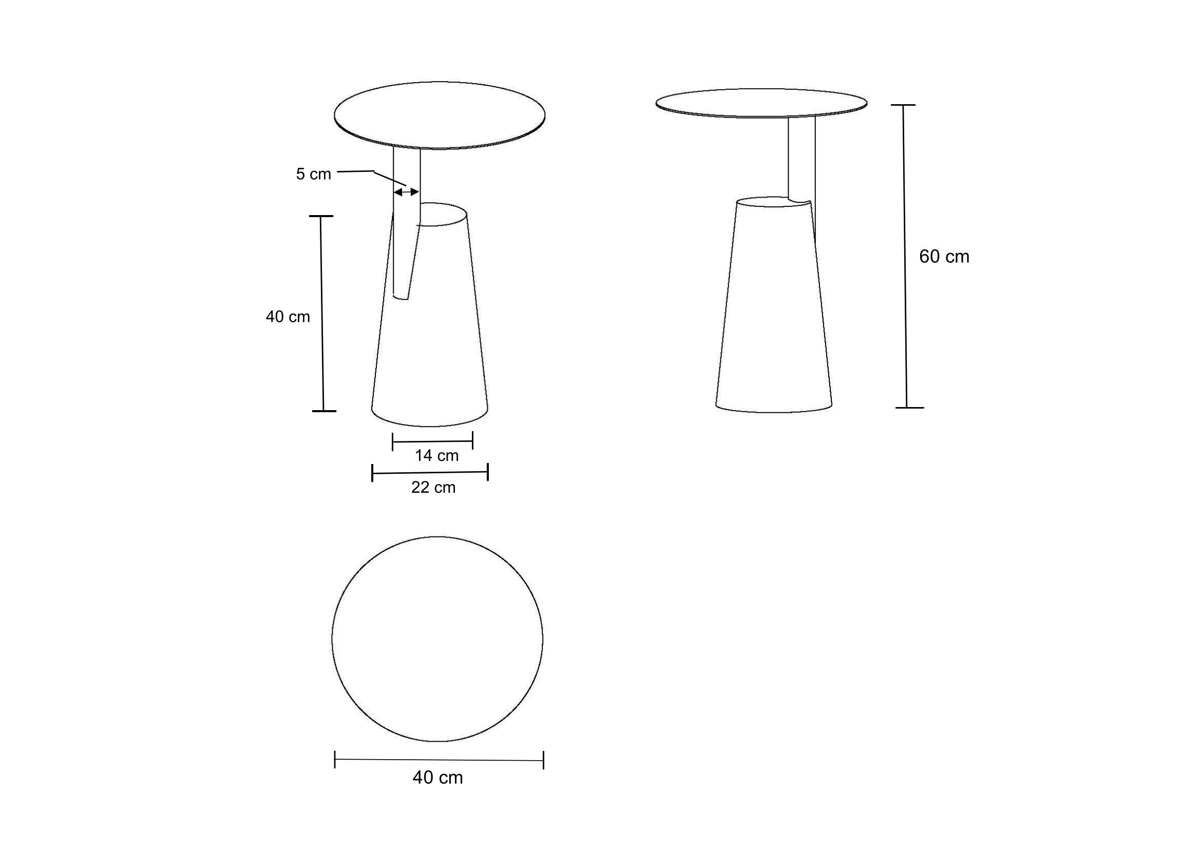 Corto Side Table - dezania
