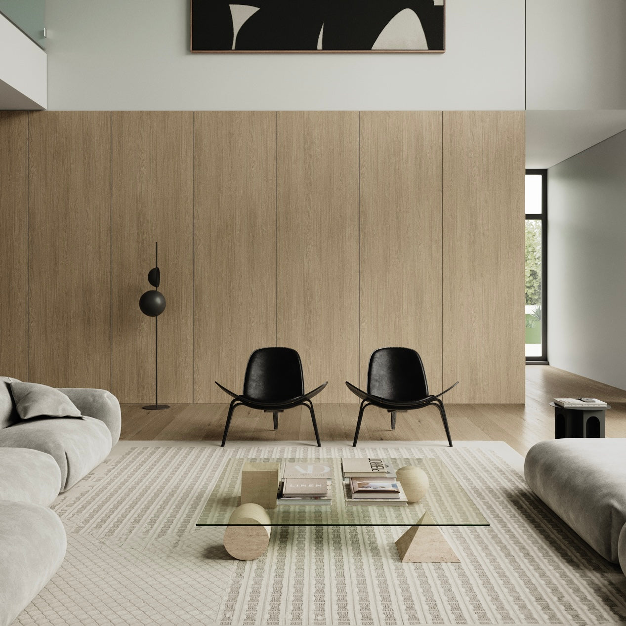 كرسي شيل أسود