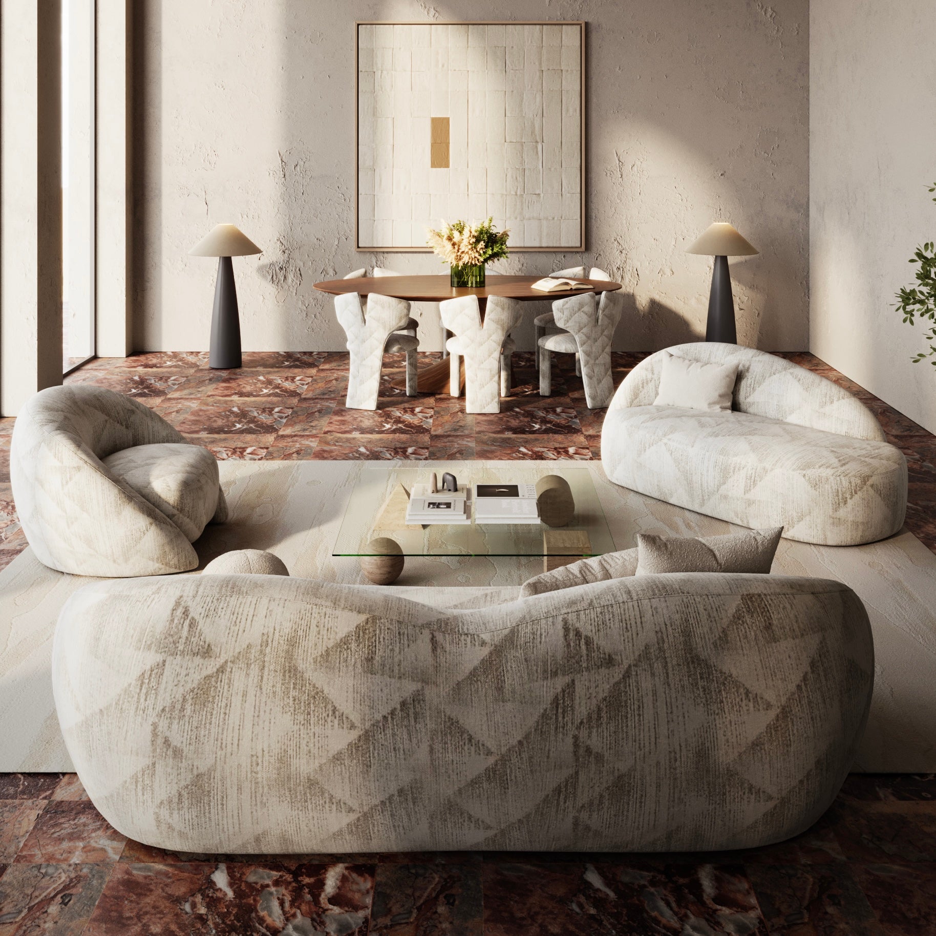 كرسي الطعام أروما "2 كرسي"