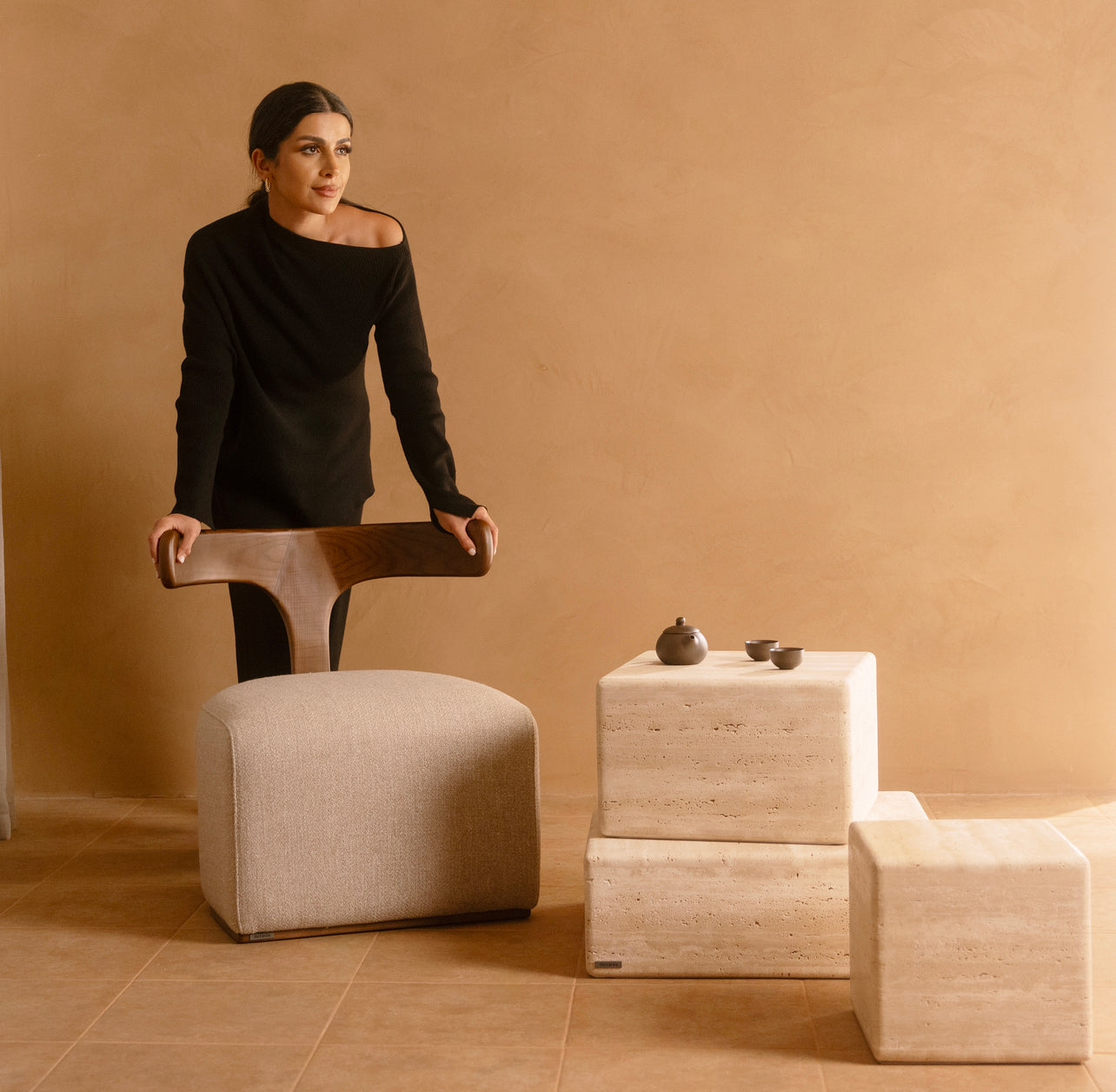 Whale Armchair - Beige