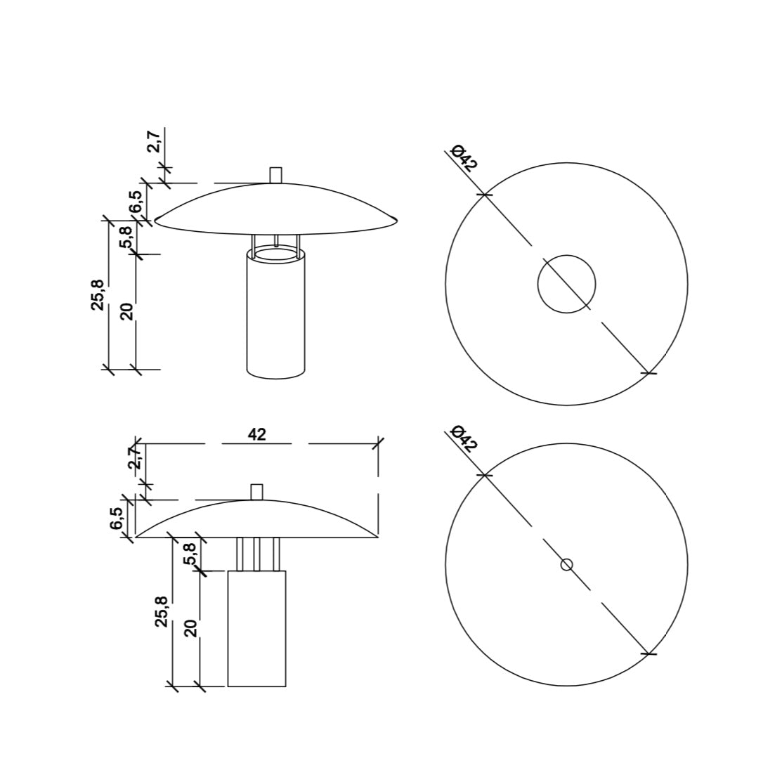 Zella Table Lamp - dezania