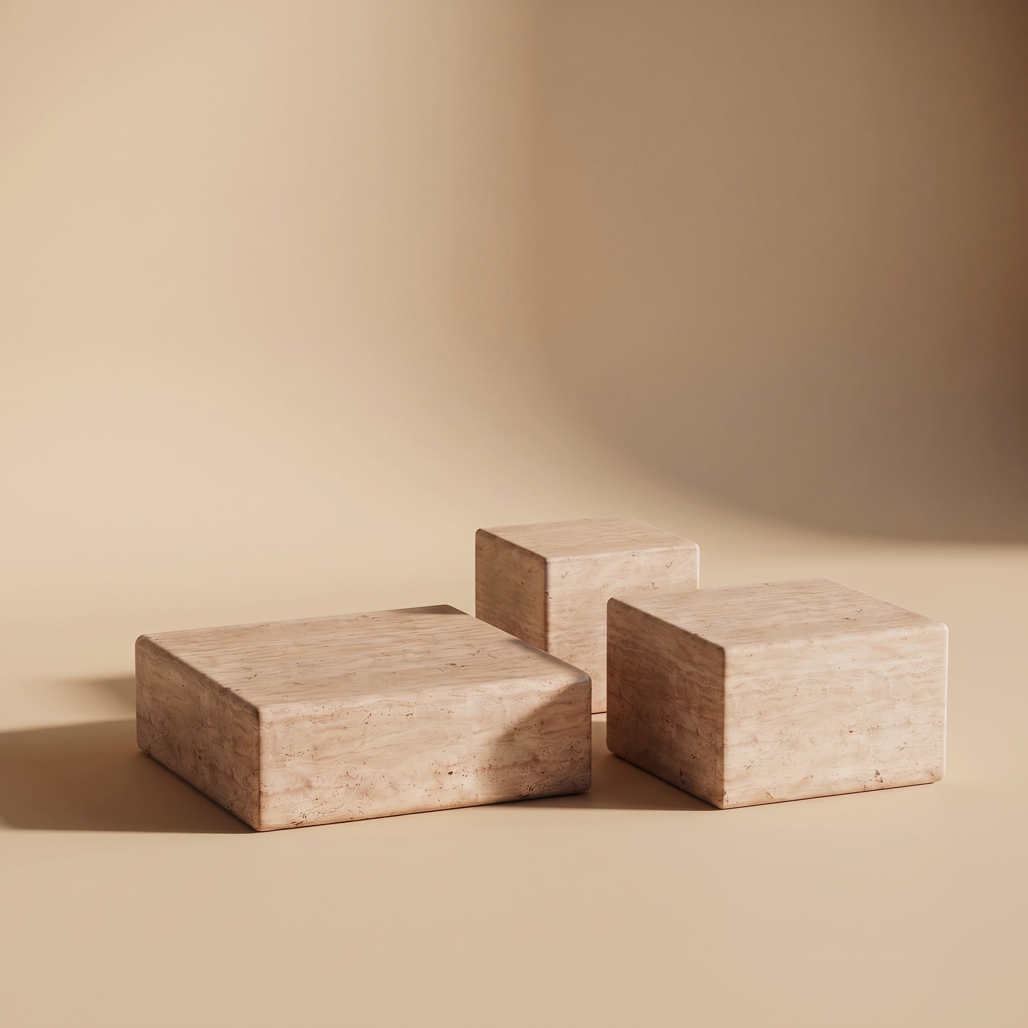 Trio coffee table set
