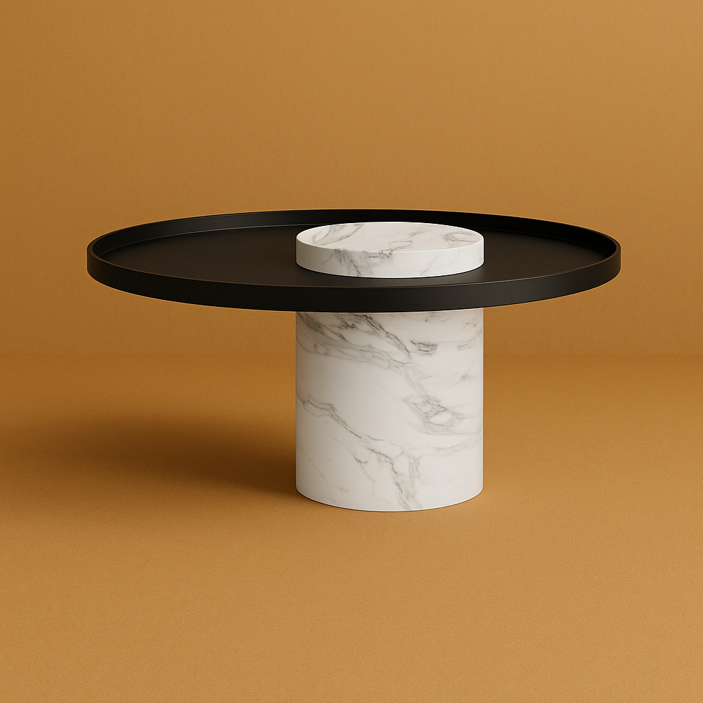 Blanco Side Table - White
