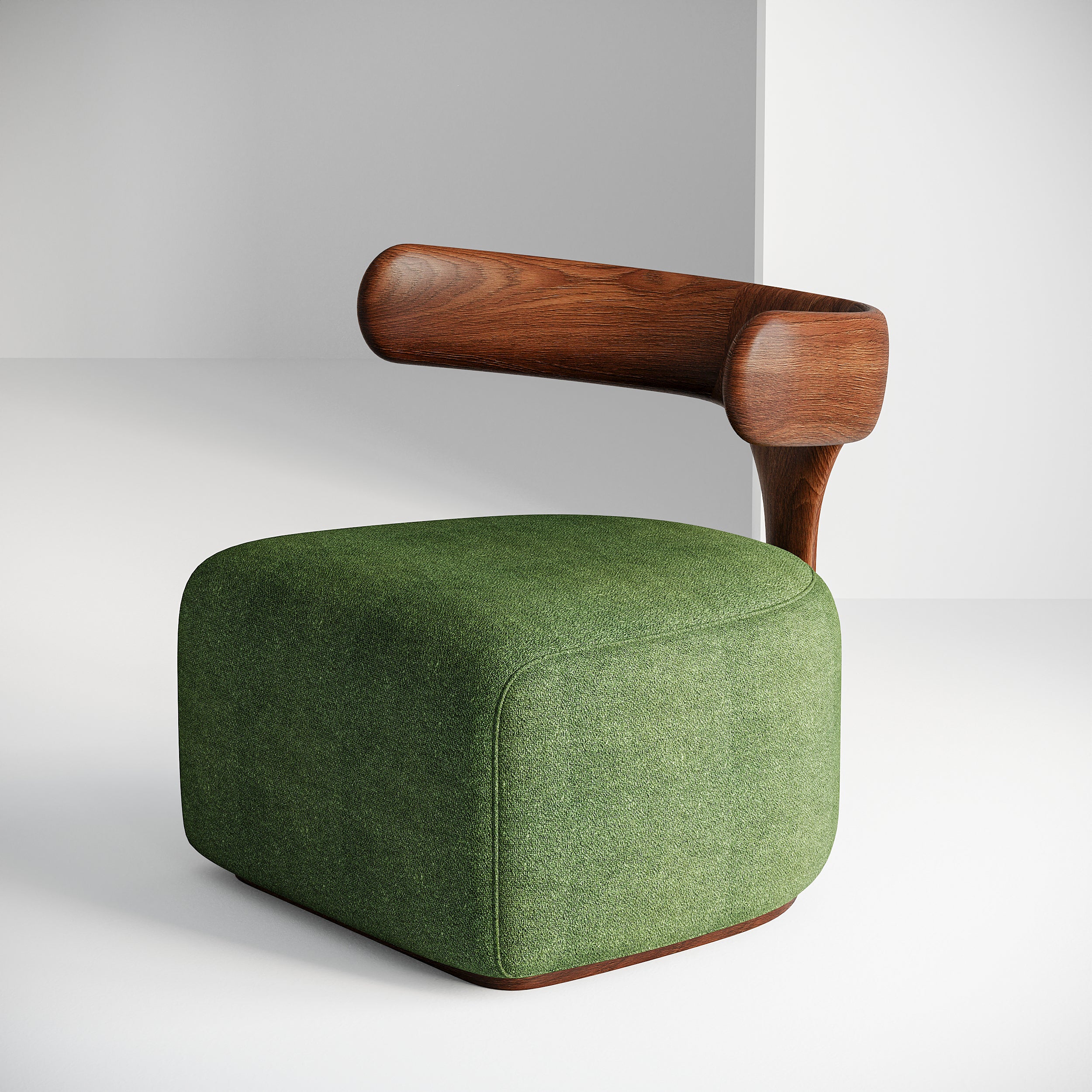 Whale Armchair - Olive