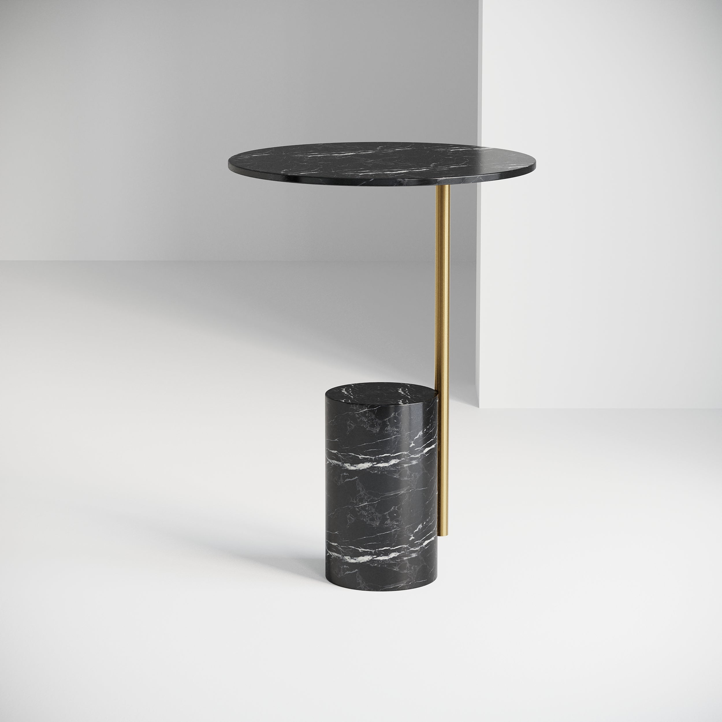 Laspresso Black Side Table - dezania