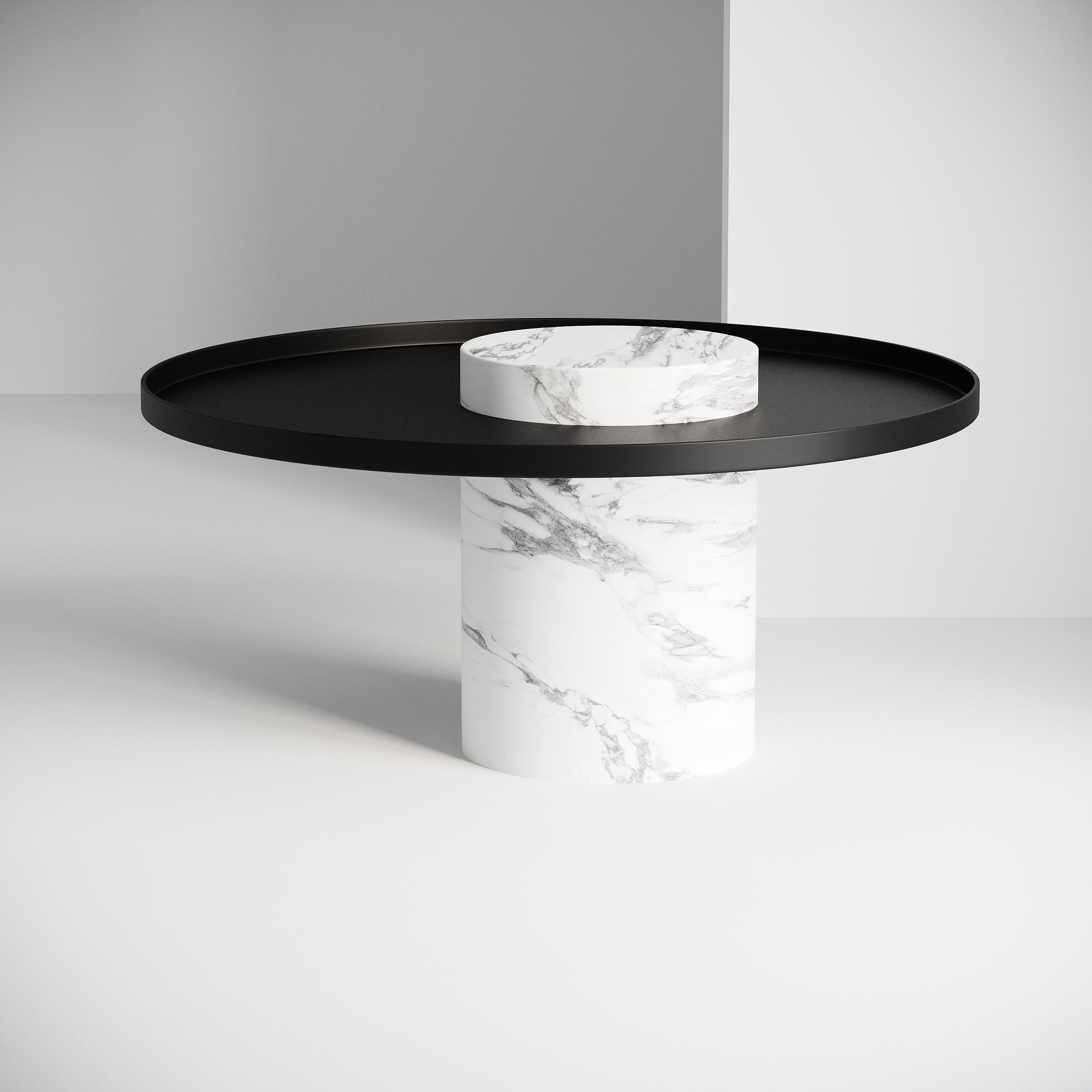 Blanco Side Table - White