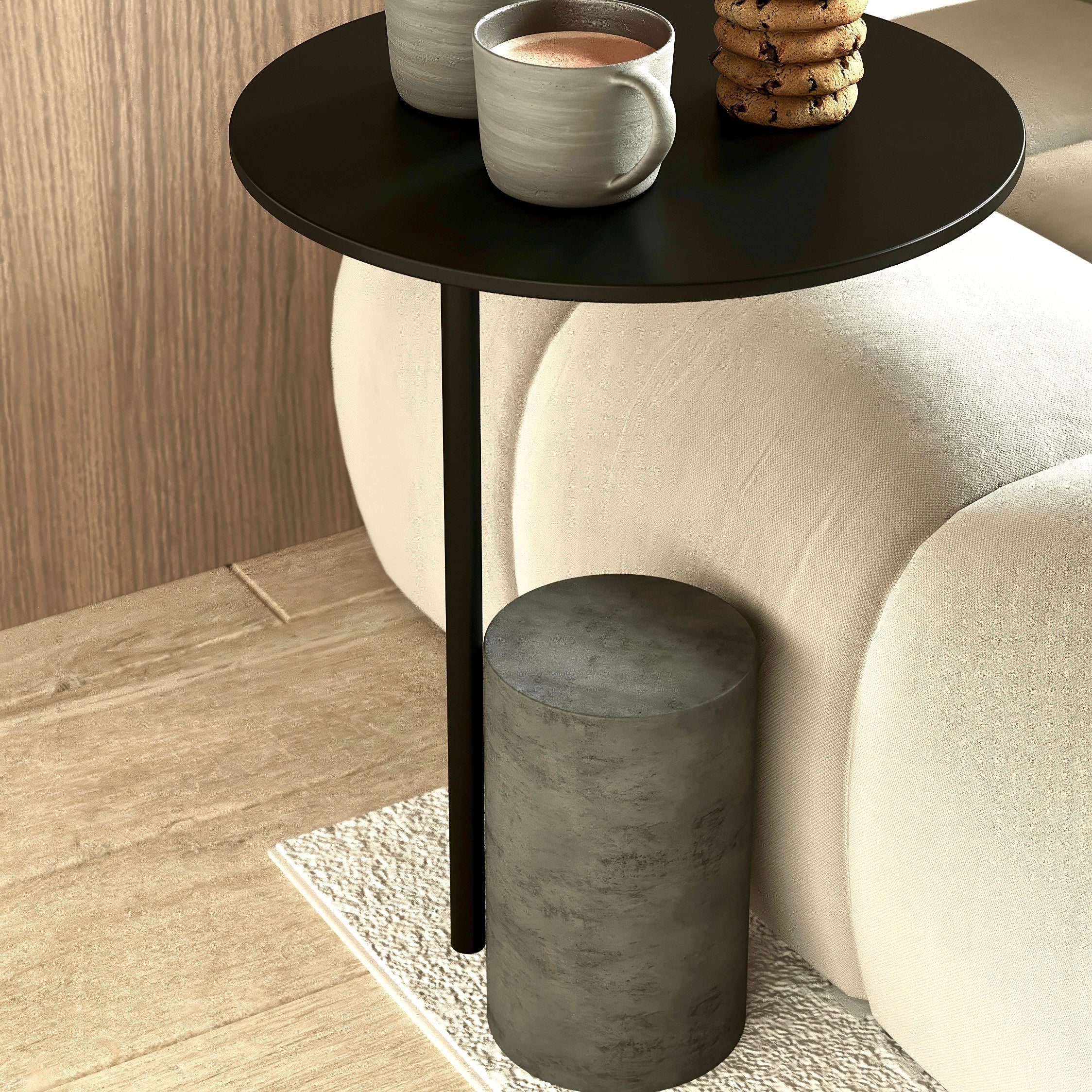 Laspresso Concrete Side Table - dezania