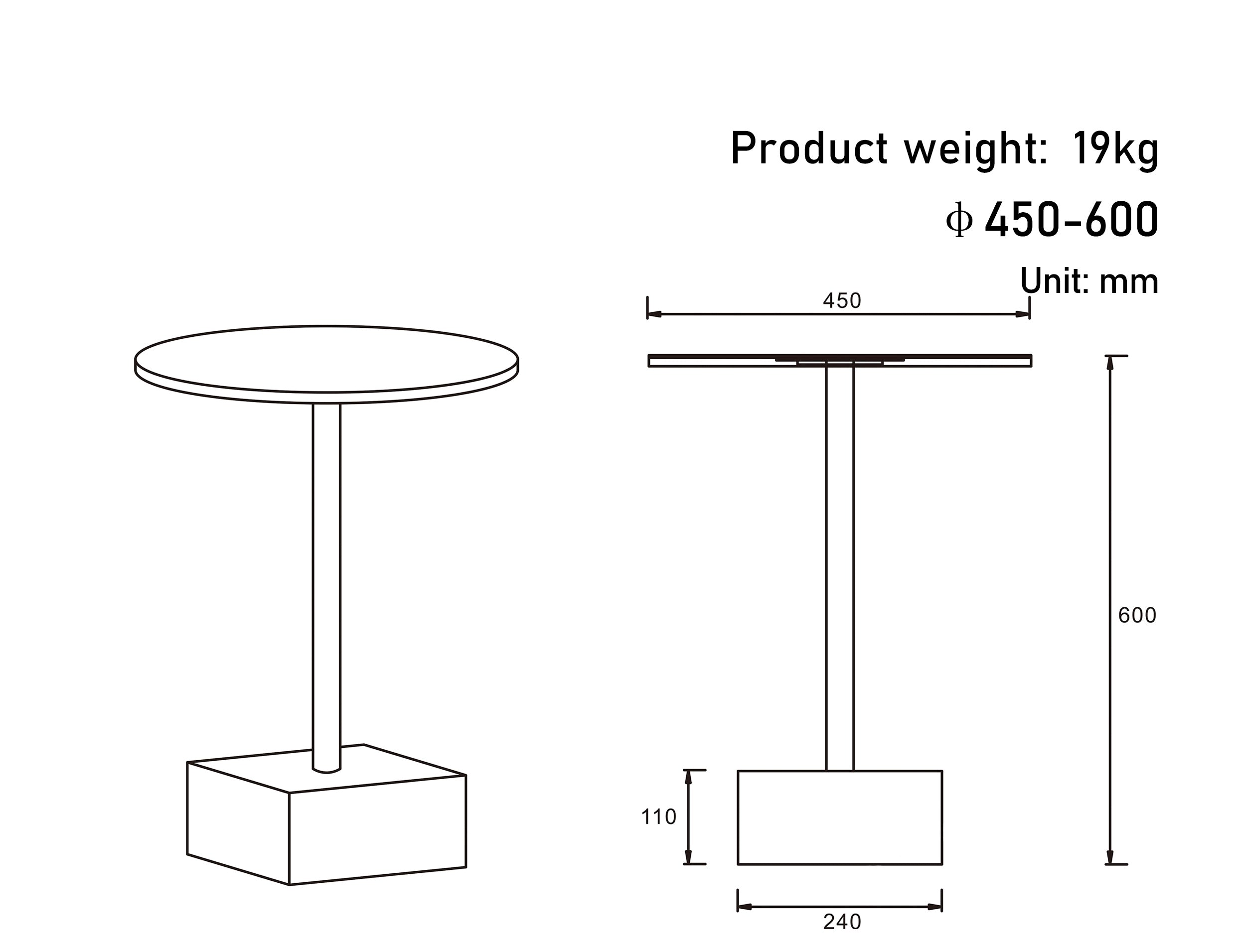 Amara Side Table - dezania