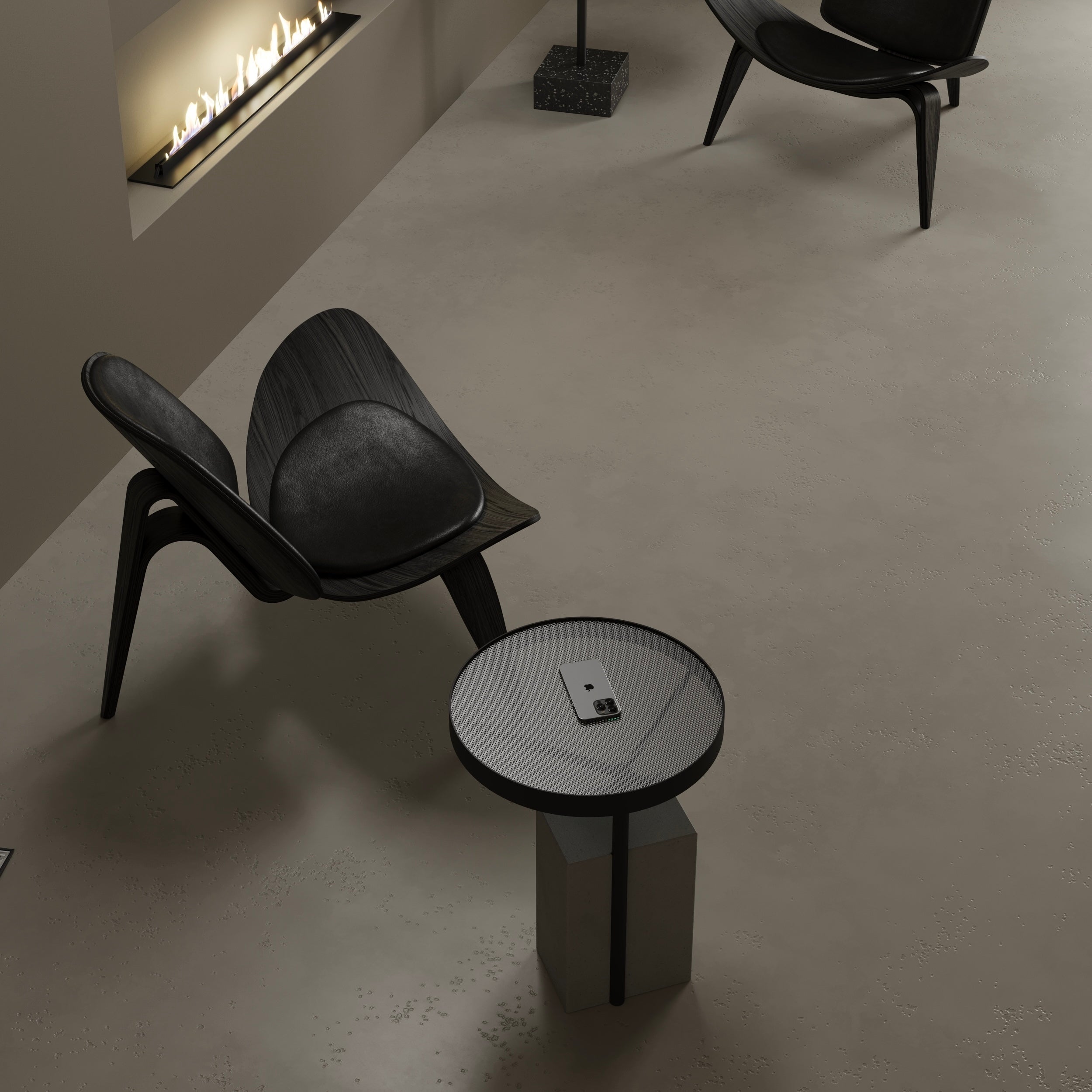 Shell Chair - Black - dezania