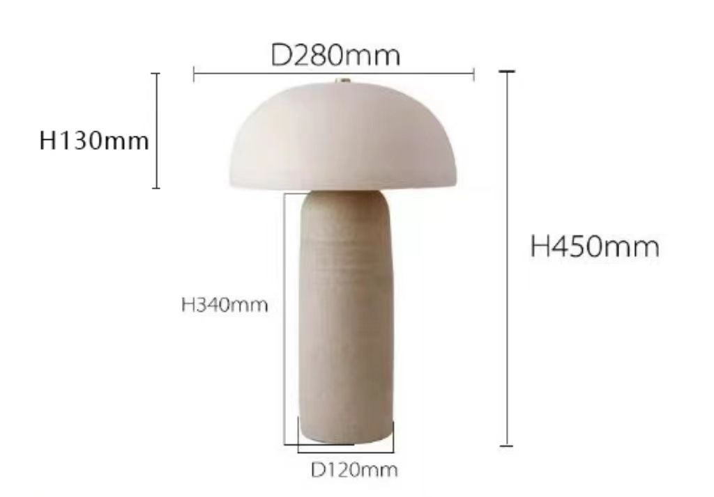 Adora Table Lamp - Ivory - dezania