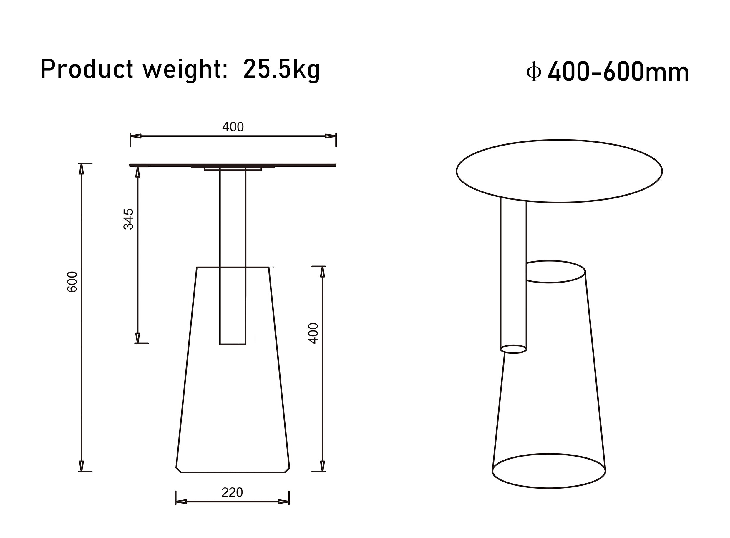 Corto Side Table - dezania