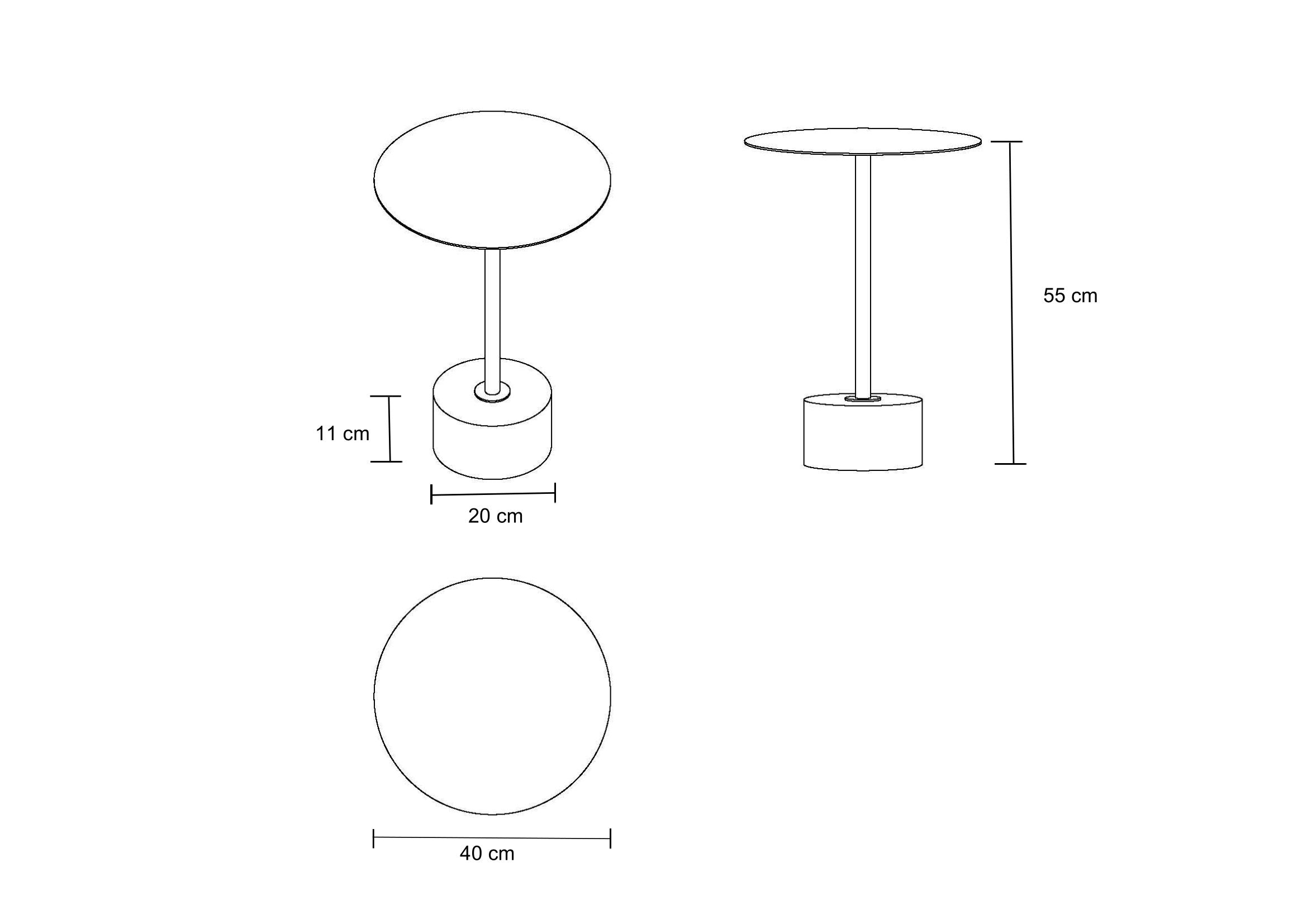 Nova Side Table - dezania