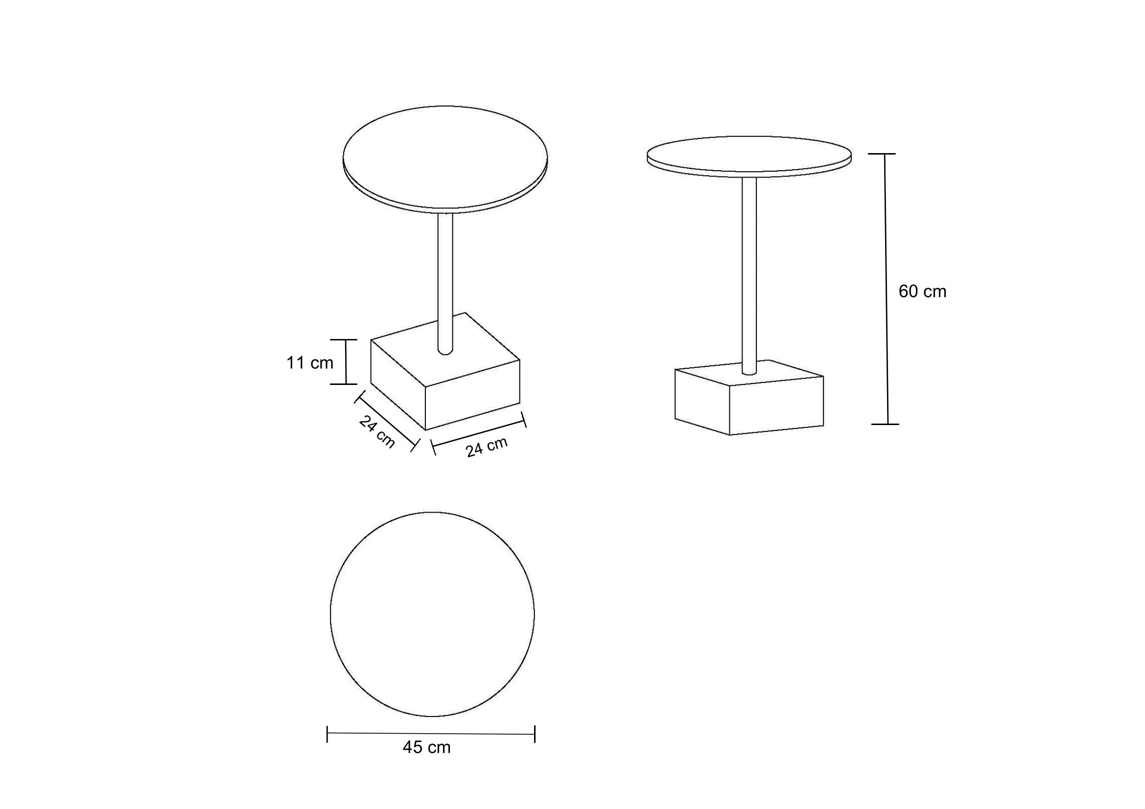 Amara Side Table - dezania