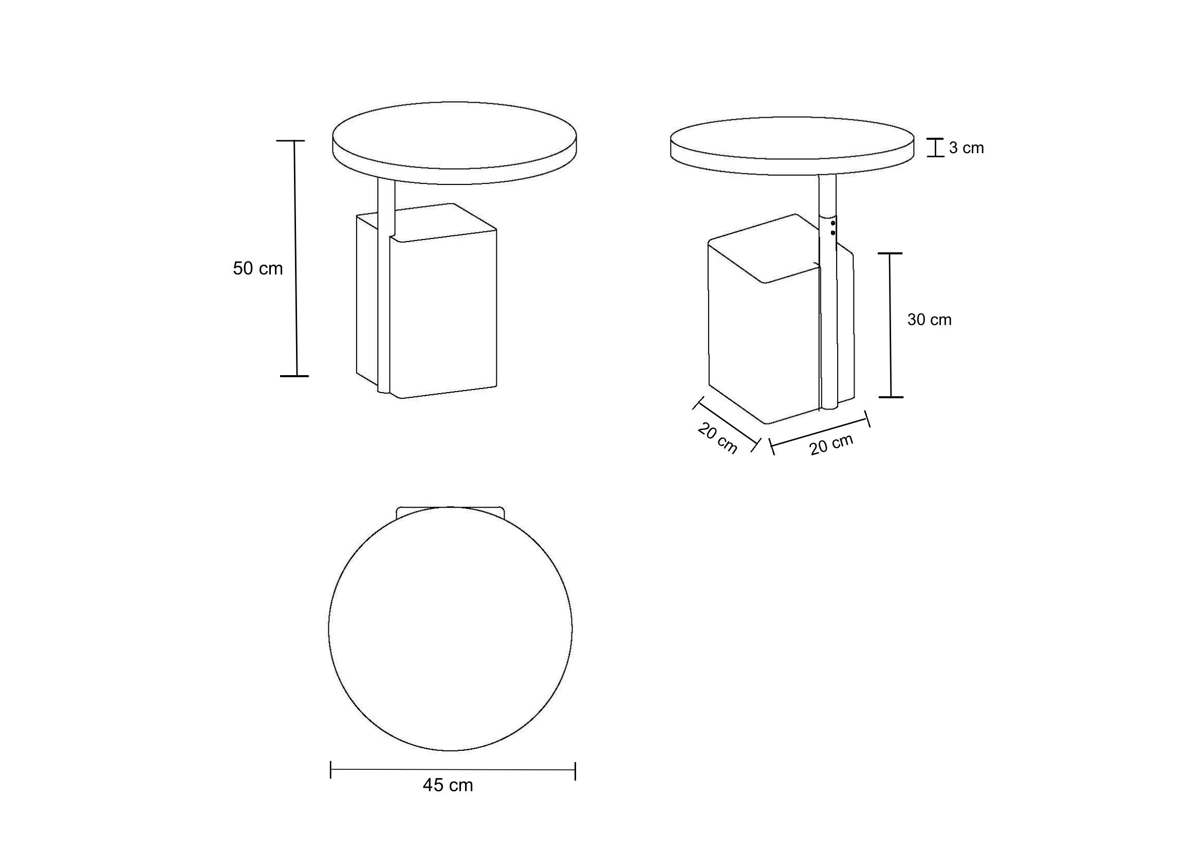 Elleganta Side Table - dezania