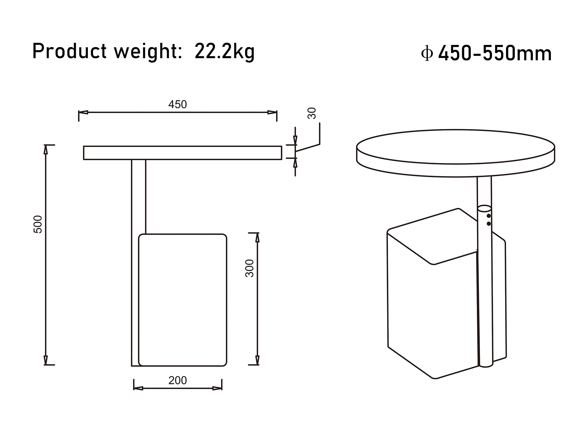 Elleganta Side Table - dezania