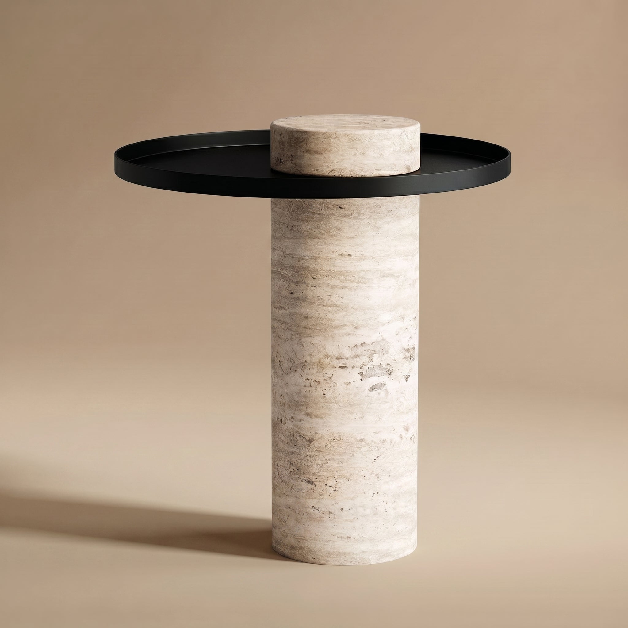 Slim Blanco Travertine table