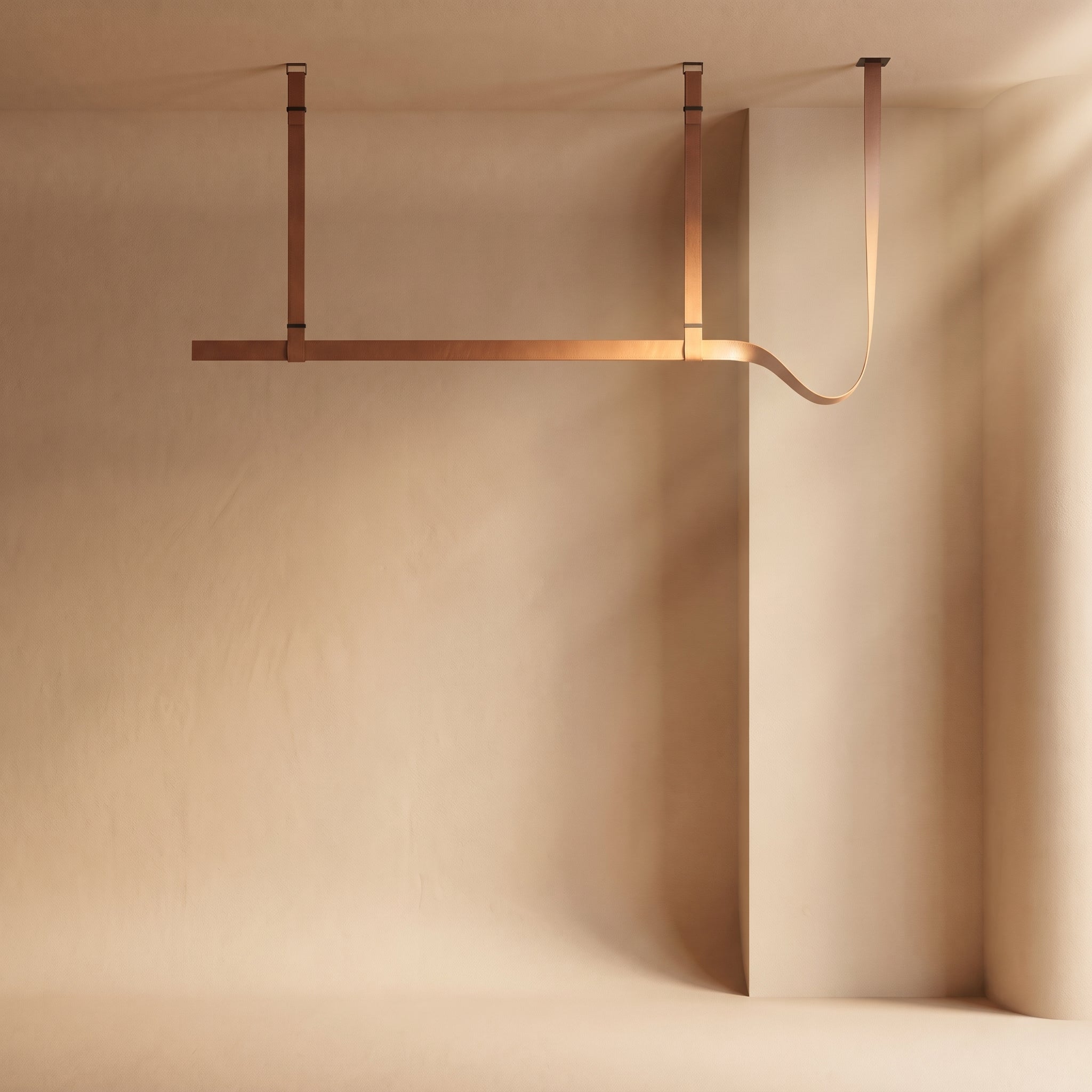 Belt Brown pendant lamp